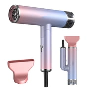Amdohai Hair Dryer Hair Blower Electric Negative Ion Blow Dryer Mini Folding Lightweight Hair Blower Quiet Quick Hair Dryer Home Travel Portable Hair Blower Gradient T-shaped Hair Dryer