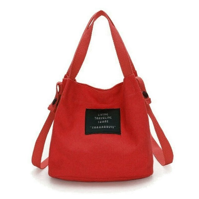 Lady Cute Canvas Handbag Shoulder Messenger Crossbody Bag