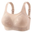 thumbnail image 1 of VEKDONE Woman's Back Buckle Thin Style Ventilate Large Size Bra Without Steel Rim Gray 38/85, 1 of 6