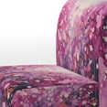 thumbnail image 4 of Designart "Magical Magenta" Pink Abstract Landscape Upholstered Accent Chair - Modern Arm Chair For Living Room, 4 of 7