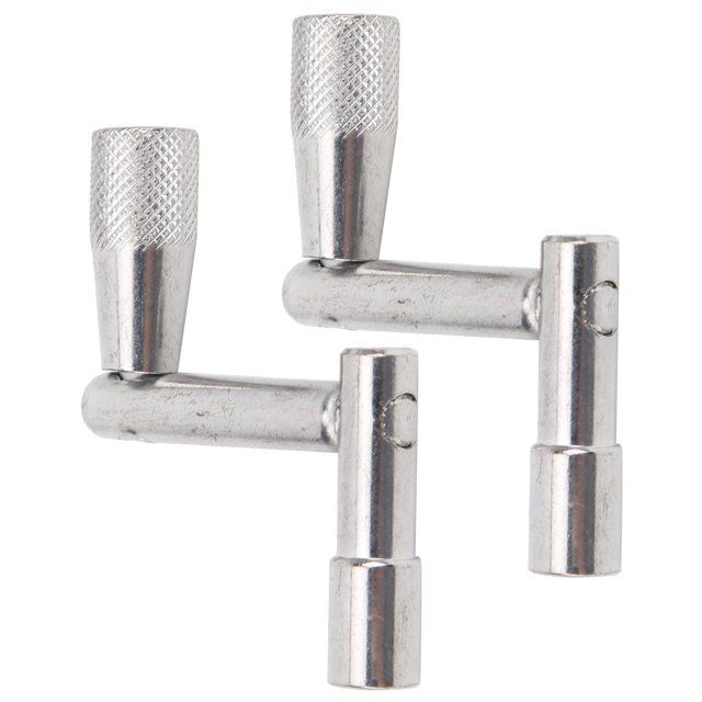 Khall Clé à Tambour 2Pcs Zshape avec Accessoire d'Instrument de Diamètre Intérieur 0.55cm pour Vis Rotatives, Clé à Tambour Zshape