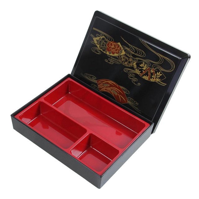 tamizeot Japanese Bento Box Serving Dish Lunch Box Designed With 3 Compartments To Foods Fresh And Tasty Japanese Bento Case
