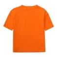 thumbnail image 3 of MIASHUI Boys Summer Tracksuit Outfits Solid Color Short Sleeve Shirts Shorts Outfits,Orange,8-9 Years, 3 of 9
