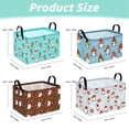 thumbnail image 3 of Christmas Snack Basket Storage Bag Desktop Storage Box Clothes Storage Basket, 3 of 5