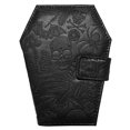 thumbnail image 2 of kreepsville 666 Gothic Embossed Skull Coffin Wallet, 2 of 3