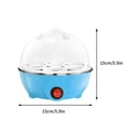 thumbnail image 3 of TopLLC Easy Egg Cooker Electric 7-Egg Capacity, Soft, Medium, Hard-Boiled Egg Cooker, Measuring Cup Included, BPA Free, Classic, 3 of 6