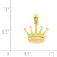 thumbnail image 2 of Pendentif Couronne en Or Jaune 14K, 2 of 2