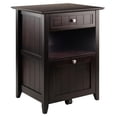 thumbnail image 1 of Winsome Burke File Cabinet Coffee Finish, 1 of 9