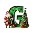 thumbnail image 2 of Nilvkv 26 Letters Christmas Tree Decoration Pendant Christmas Tree Ornaments Personalized DIY Christmas Ornaments Christmas Decoration Xmas Tree Hanging Decor Feature, 2 of 6