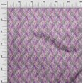 thumbnail image 3 of oneOone Tissu Flex Coton Violet Abstrait Matériel de Robe Tissu Imprimé Tissu au Mètre 40 Pouces de Large, 3 of 4