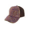 thumbnail image 1 of Top Headwear Pearl Rhinestone Bling Baseball Cap - Brown, 1 of 1