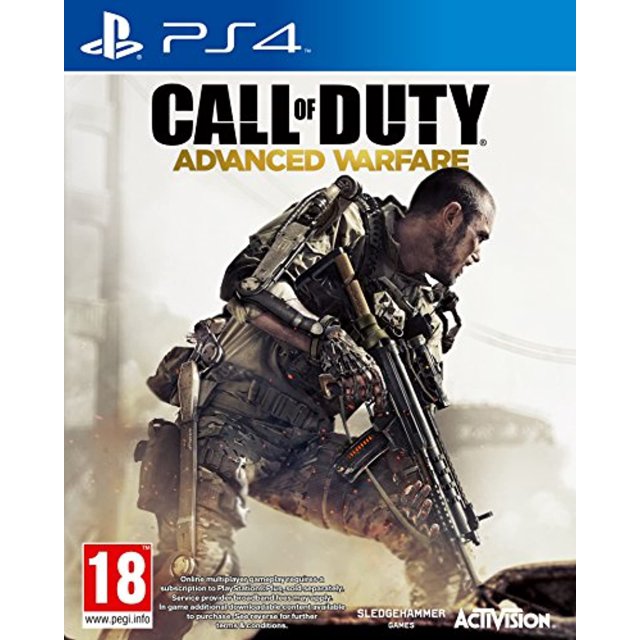 Jeu PS4 Reconditionné Call Of Duty : Advanced Warfare pour PlayStation 4 par Activision. l'Oeuvre de Couverture Montrant un Soldat en Équipement de combat Avancé Tenant une Arme, avec un Arrière-Plan Urbain Déchiré par la Guerre. Comprend le Jeu et l'Étui avec l'Oeuvre de Couverture Originale en Très Bon État. Aucun Manuel Inclus.