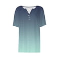 thumbnail image 4 of Birdeem Blouses for Women Womens V-Neck Solid Color T-Shirt Top, 4 of 12