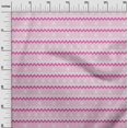 thumbnail image 2 of oneOone Silk Tabby Fabric Chevron Ikat Printed Craft Fabric BTY 42 Inch Wide, 2 of 4