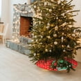 thumbnail image 3 of Pisexur Christmas Tree Skirt ,Many patterns 35.16"Christmas Tree Upholstered Bottom Cover, Suitable For Christmas Tree Decorations, Christmas Family Gathering Christmas Decorations Christmas Gifts, 3 of 5