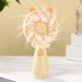 thumbnail image 2 of Cute Cat-Shaped Handheld Fan, USB Rechargeable Mini Fan, 3-Speed Portable Fan for Kids & Students, 2 of 6