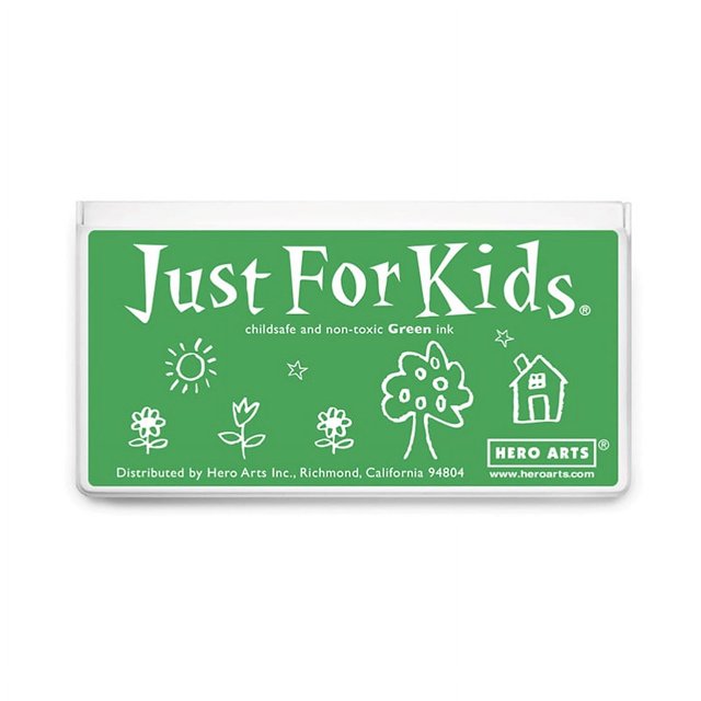Hero Arts HOAAF482 Tampon Jumbo Juste pour Enfants, Vert