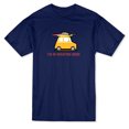 thumbnail image 1 of Car With Vacation Stuff Graphic, "I'm In Vacation Mode" Quote Men's Navy T-shirt, 1 of 1