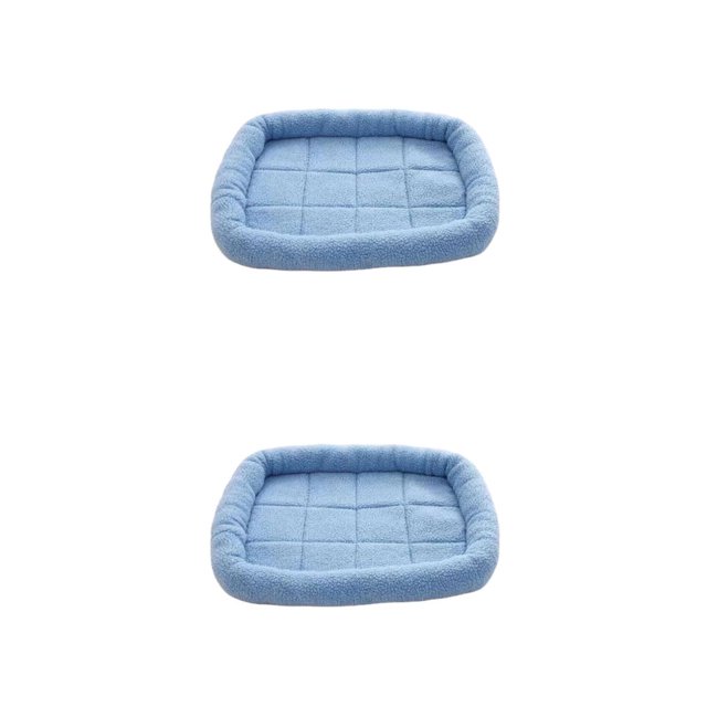 Decodeary Variety Of Colors Available For Cute And Practical Cat Bed Durable sky blue S,38*28cm 2Set