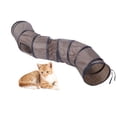thumbnail image 2 of Jouet pour Chat en Polyester en Forme de S avec Cadre en Acier, Jouet Tunnel pour Chat, Jouet Tunnel pour Chat Jouant à l'Exercice pour Chat Jouet Tunnel Courbé, 2 of 7