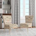 thumbnail image 2 of Designart "Sophistication In Danish Modern Style II" Orange Midcentury Upholstered Accent Chair - Mid-Century Modern Arm Chair For Bedroom, 2 of 7