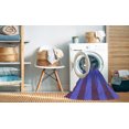 thumbnail image 2 of Ahgly Tapis d'Intérieur Lavable en Machine Carré Transitionnel Violet Améthyste Violet, 6 Pieds Carré, 2 of 7