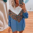 thumbnail image 1 of RKSTN Sweaters for Women Fashion Leopard Print Comfortable Long Sleeves Sweater Tops Fall Sweaters, 1 of 8