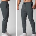 thumbnail image 3 of Ceisia Pantalon Décontracté Ample Uni pour Homme Taille Élastique à Cordon de Serrage Sport Cadeau Travail, 3 of 4