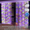 thumbnail image 2 of Innotech 300LED Multi color Fairy Curtain Lights, USB Plug in 8 Modes Christmas Fairy String Hanging Lights with Remote Controller for Bedroom, Indoor, Outdoor, Weddings, Party, Decorations- 2 Pack, 2 of 6