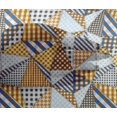 thumbnail image 5 of oneOone Viscose Chiffon Brown Fabric Check Patchwork Craft Projects Decor Fabric Printed By The Yard 42 Inch Wide, 5 of 5