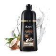 thumbnail image 4 of AFD Coconut Oil Essence Hair Color Shampoo Moisturizing Hair Color Shampoo, 500ml (Black), 4 of 6