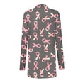 thumbnail image 3 of Pisexur Veste pour Femmes Cardigans Ouverts Trench-Coats Vestes d'Automne Mode Imprimée Cardigan à Manches Longues, 3 of 5