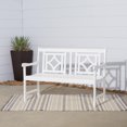 thumbnail image 3 of Banc en bois dur gratté à la main de 4 pieds pour patio extérieur Renaissance Diamond, 3 of 6