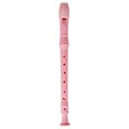 thumbnail image 2 of 8 Holes Chinese Mini Bamboo Flute Tube Woodwind Musical Instrument C / D / E / F / Key Clarinet Handmade Pink, 2 of 10