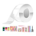 thumbnail image 2 of simhoa Blow Bubbles Double Sided Tape with s Sequins DIY Crafts Waterproof Creative Transparent Color Handmade Ball Educational Toy for Adults , Tape with Full Tools, 3mete, 2 of 5