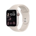 thumbnail image 1 of Apple Watch SE (2nd Gen) [GPS + Cellular 44mm] Smart Watch w/Starlight Aluminum Case & Starlight Sport Band - S/M., 1 of 7