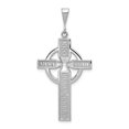 thumbnail image 1 of Charme Croix Celtique en Or Blanc 14K, 1 of 2