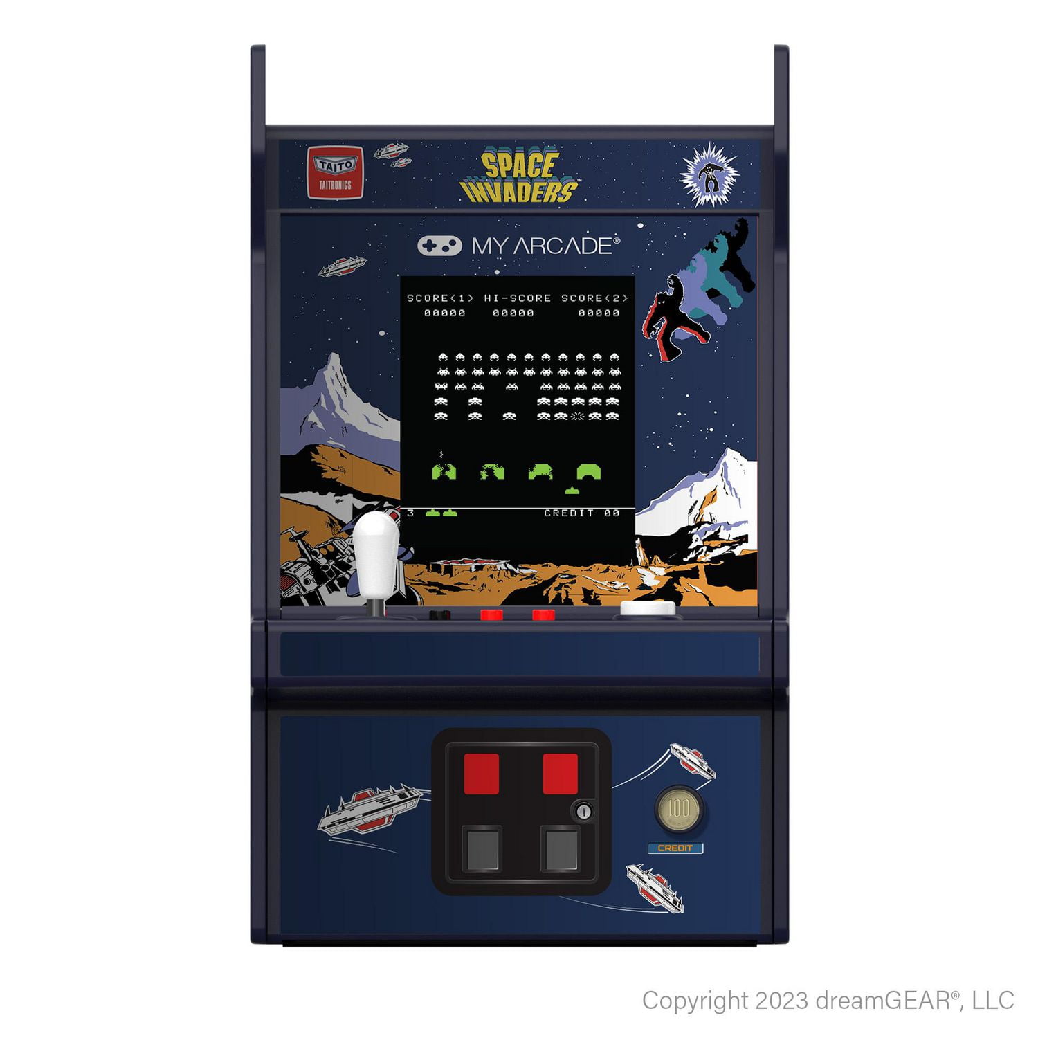 My Arcade - SPACE INVADERS Retro 6.75" Micro Player