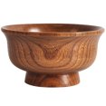 thumbnail image 1 of 1pc Delicate Wooden Bowl Milk Tea Bowl Wooden Bowl Food Container Tableware, 1 of 8