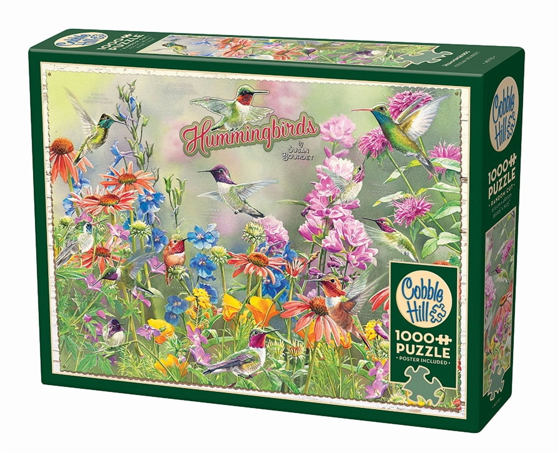 Cobble Hill Jigsaw Puzzle - Hummingbirds, 1000 Piece Puzzle