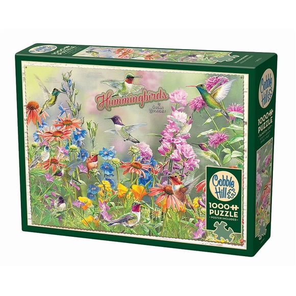 Cobble Hill Jigsaw Puzzle - Hummingbirds, 1000 Piece Puzzle
