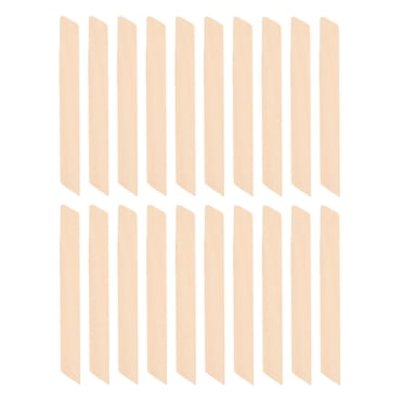 Wax Sticks, No Bleaching Process Hair Removal Scraper Wooden Wax Spatula For Eyebrows/Bikini Areas/Face