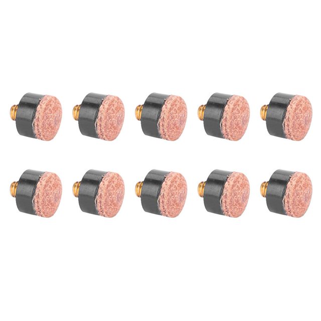 Spptty 10 Pcs Embout de Poteau de Queue de Billard Snooker Pool Pièces de Rechange Accessoire d'Attirail, Embout de Queue de Billard Pool, Embout de Snooker