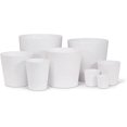 thumbnail image 2 of White Tapered Planter, 2 of 3