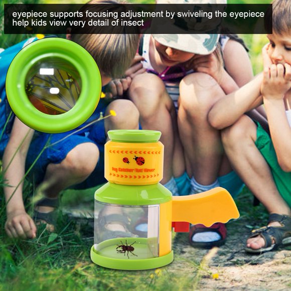 LHCER Kids Preschool Toy Outdoor Insect Observation Bug Catcher Viewer Magnifier Children, Bug Catcher Viewer, Bug Observation Toy