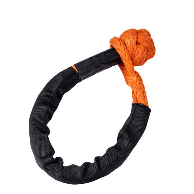 Meilleure Manille Souple de Sport 12mmx60cm (1 Pcs) Résistance Max. 40000 Lb Corde de Récupération à Manille Souple avec Manches pour VUS ATV, Durable et Sécuritaire