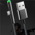 thumbnail image 5 of VONKY LED USB Type C Cable Braided Fast Charging Type-C Cable USB-C Charging Cable, 5 of 5
