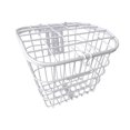 thumbnail image 2 of Front And Rear Bike Basket Electric Bike Basket All Metal Tube Bike Front And Rear White Hanging Decorative Bike Basket, 2 of 5