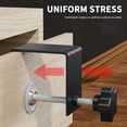 thumbnail image 4 of CEHVOM Clearance Sales!Drawer Installation Assistant Drawer Clip Fixing Clip Fixing Device Type of Woodworking G-type Panel Clip, 4 of 9