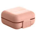 thumbnail image 1 of Liquidation! Boîte de Voyage Compacte Portable avec Anneau en Caoutchouc Silicone à l'Intérieur, Couvercle Rabattable Doublement Scellé, Rangement et Tri des Médicaments Offres du Jour 51, 1 of 4